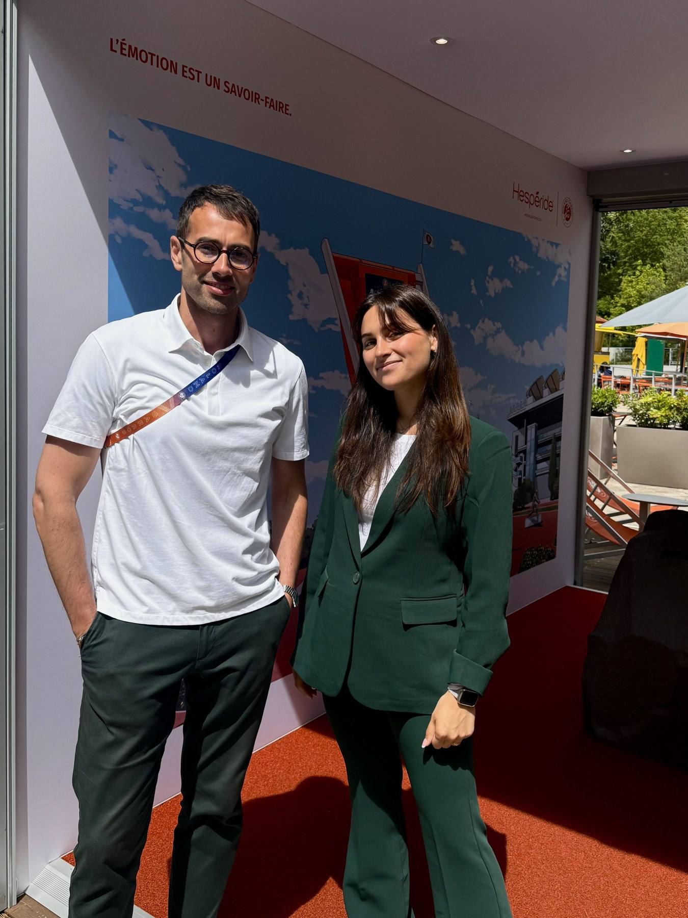 Hespéride public stand at Roland-Garros